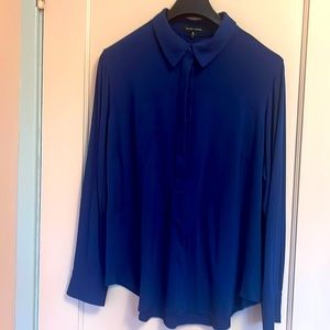 Universal standard blue knit tunic -M